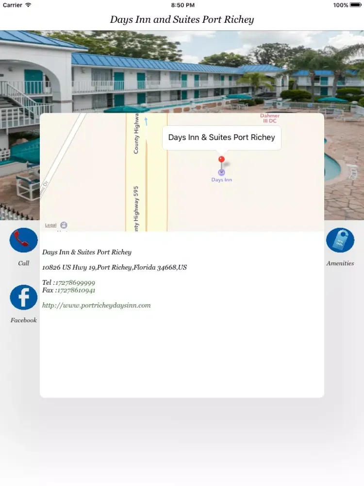 Captures d'écran de Days Inn and Suites Port Richey iPad 