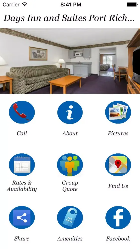 Captures d'écran de Days Inn and Suites Port Richey
