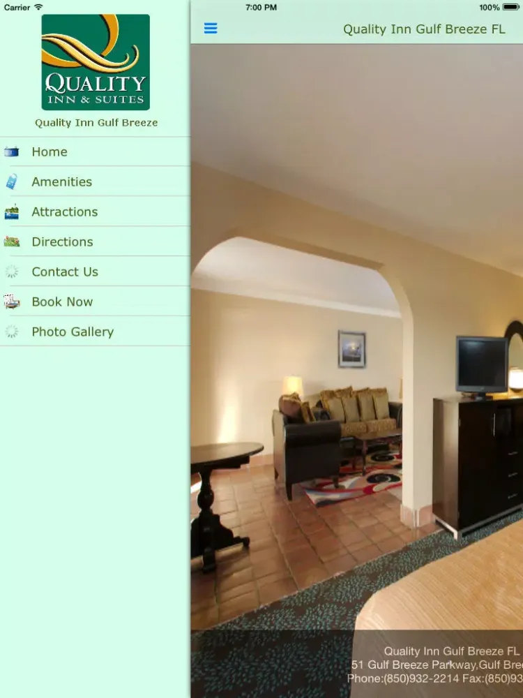 Quality Inn Gulf Breeze FL iPad 应用截图