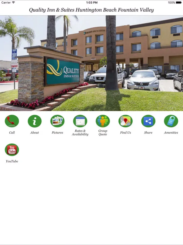 Quality Inn & Suites Huntington Beach iPad  স্ক্রিনশট