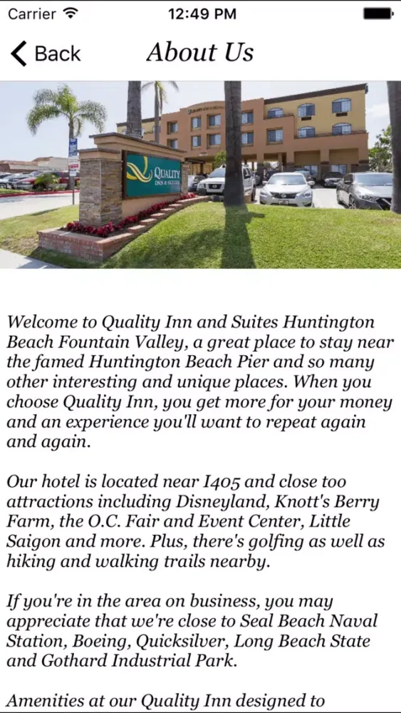 Quality Inn & Suites Huntington Beach স্ক্রিনশট