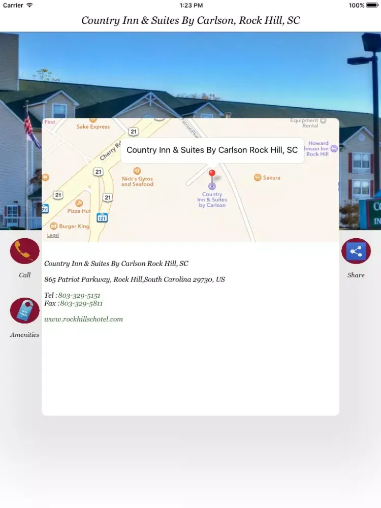 Capturas de pantalla de Country Inn & Suites By Carlson, Rock Hill, SC iPad 