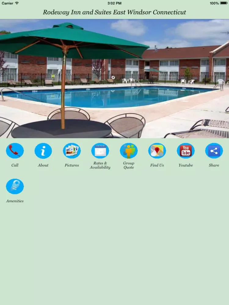 Captures d'écran de Rodeway Inn and Suites East Windsor Connecticut iPad 