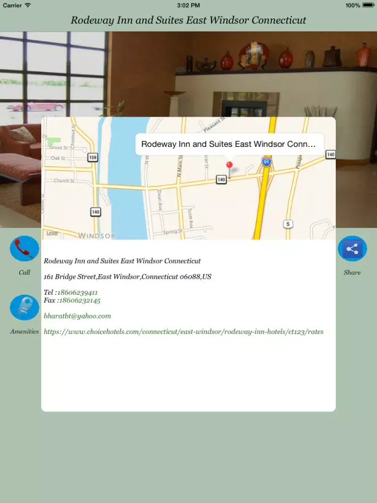 Captures d'écran de Rodeway Inn and Suites East Windsor Connecticut iPad 