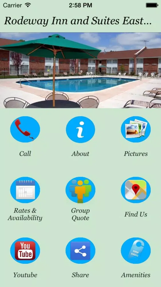 Captures d'écran de Rodeway Inn and Suites East Windsor Connecticut