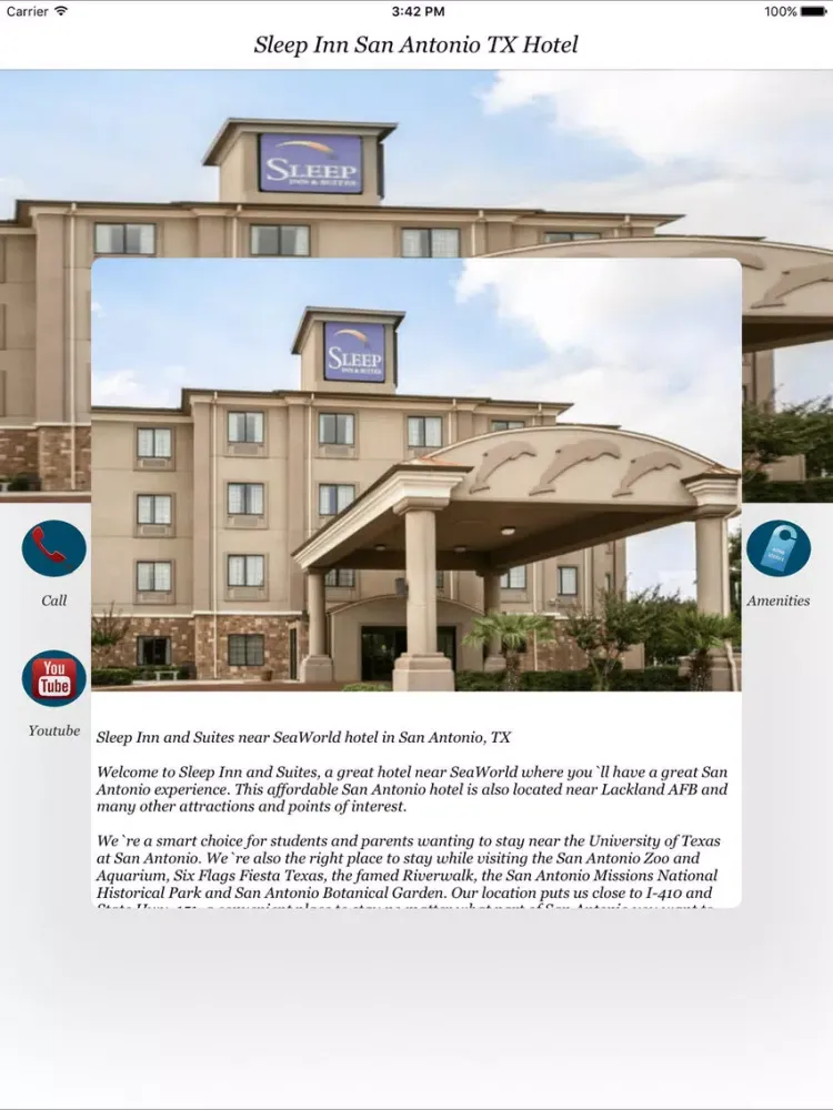 Sleep Inn San Antonio TX Hotel iPad  سکرین شاٹس