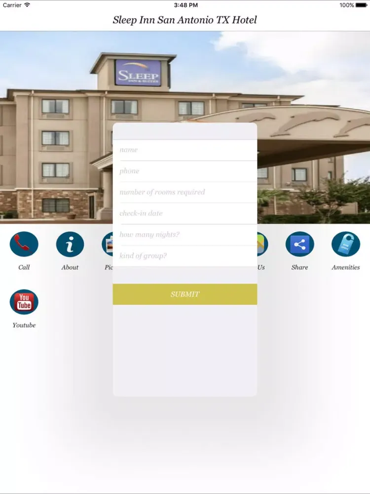 Sleep Inn San Antonio TX Hotel iPad  سکرین شاٹس