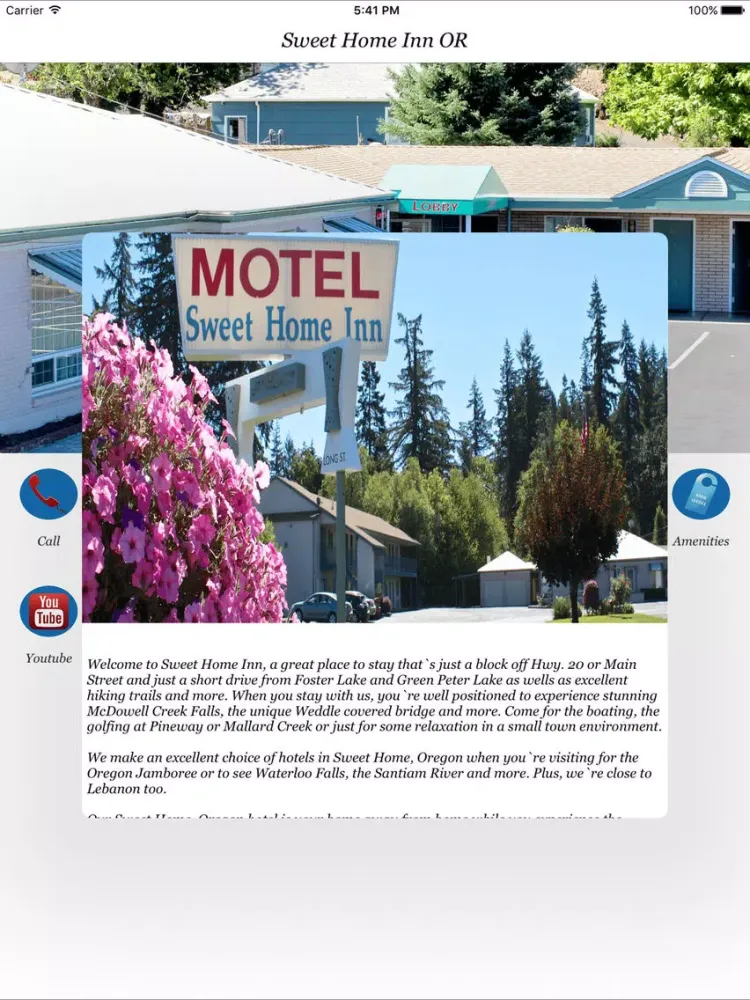 Ảnh chụp màn hình của Sweet Home Inn iPad 
