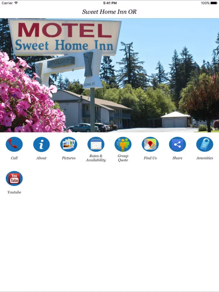 Ảnh chụp màn hình của Sweet Home Inn iPad 