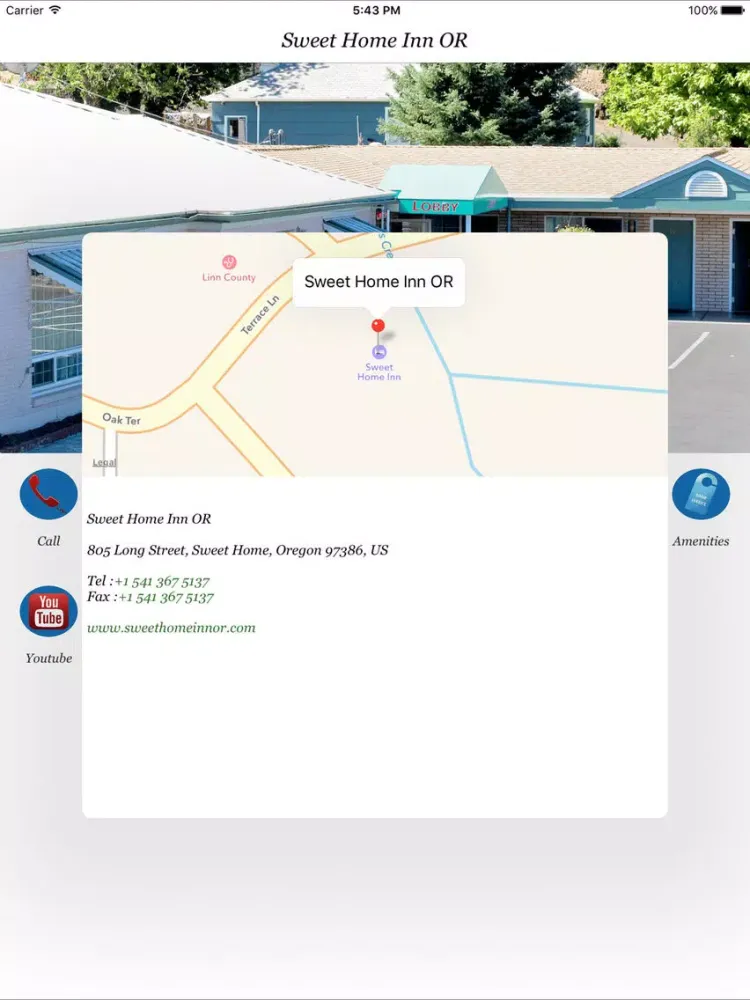 Ảnh chụp màn hình của Sweet Home Inn iPad 