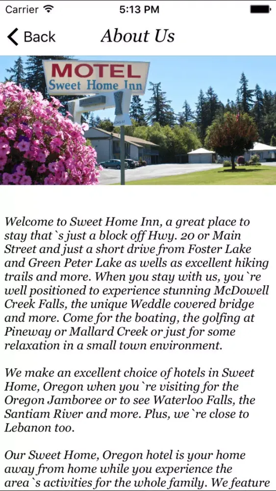 Ảnh chụp màn hình của Sweet Home Inn