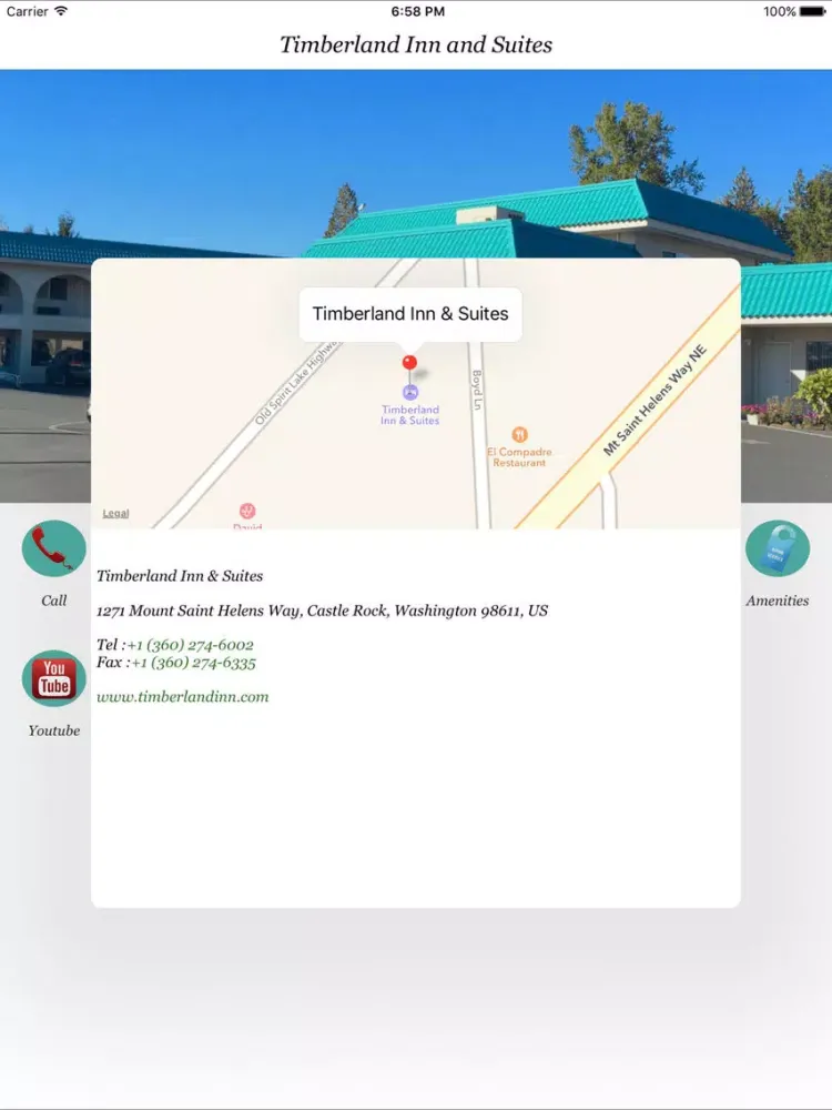 Timberland Inn & Suites iPad 应用截图