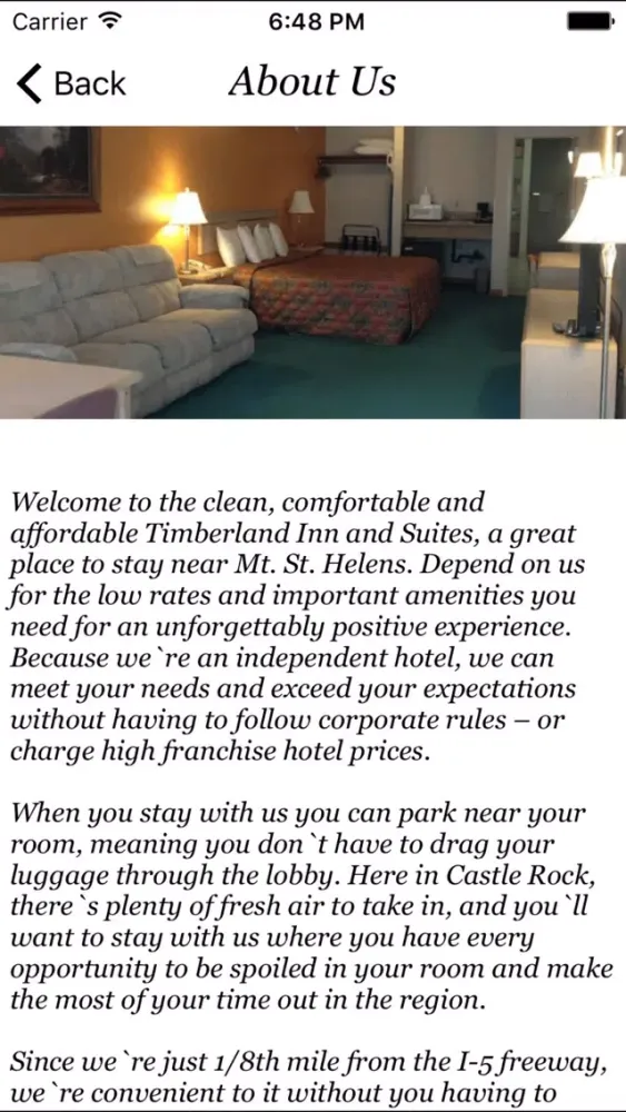 Timberland Inn & Suites应用截图