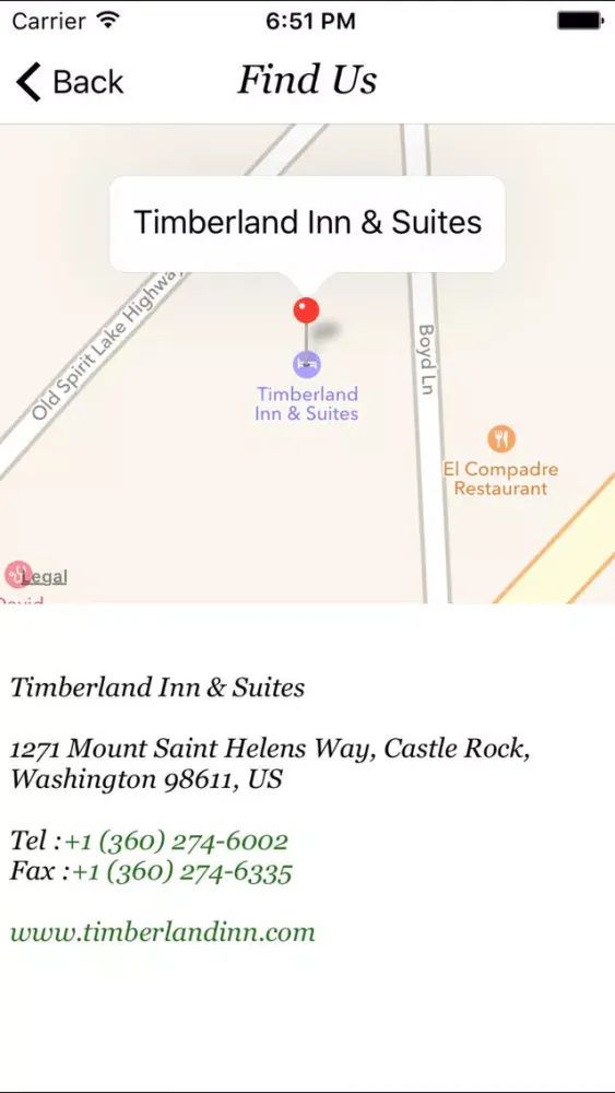 Timberland Inn & Suites应用截图