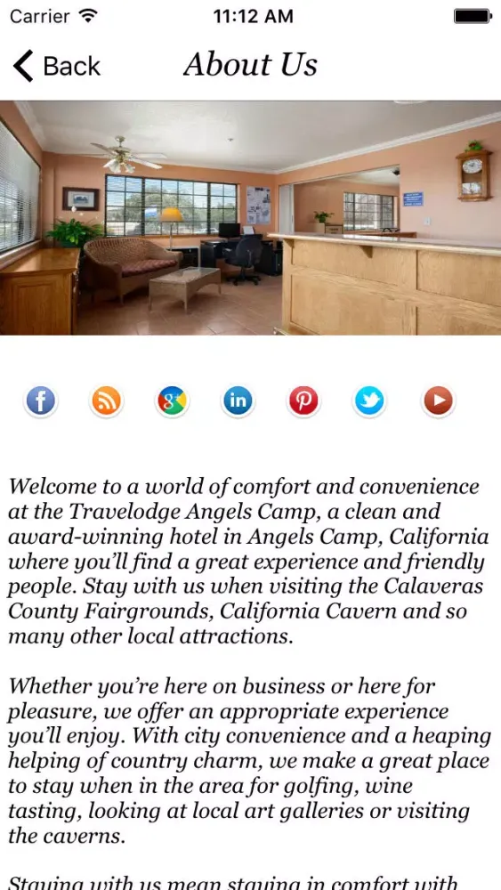 Zrzuty ekranu Travelodge Angels Camp California