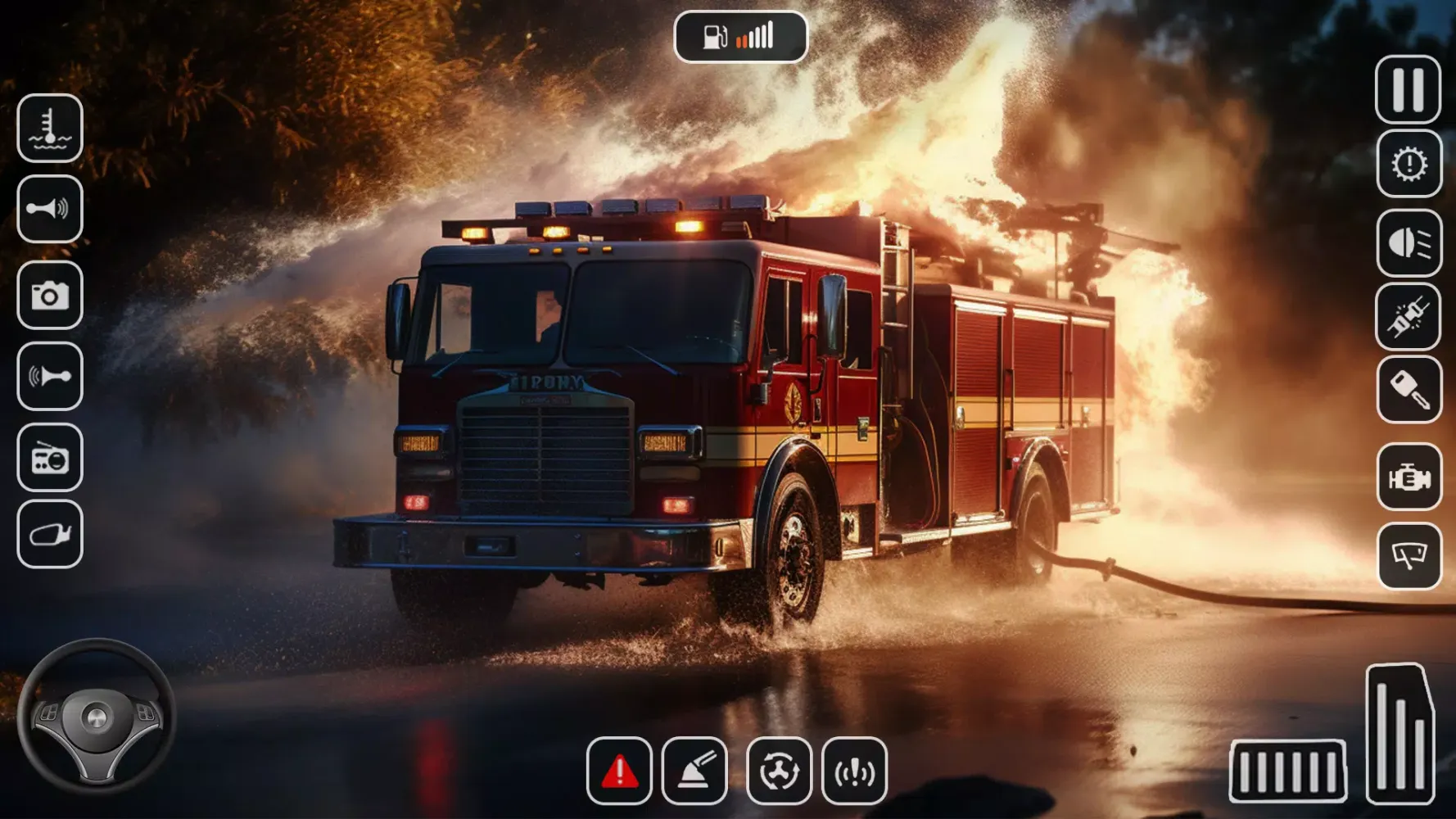 Tangkapan skrin Us Emergency Firefighter Games