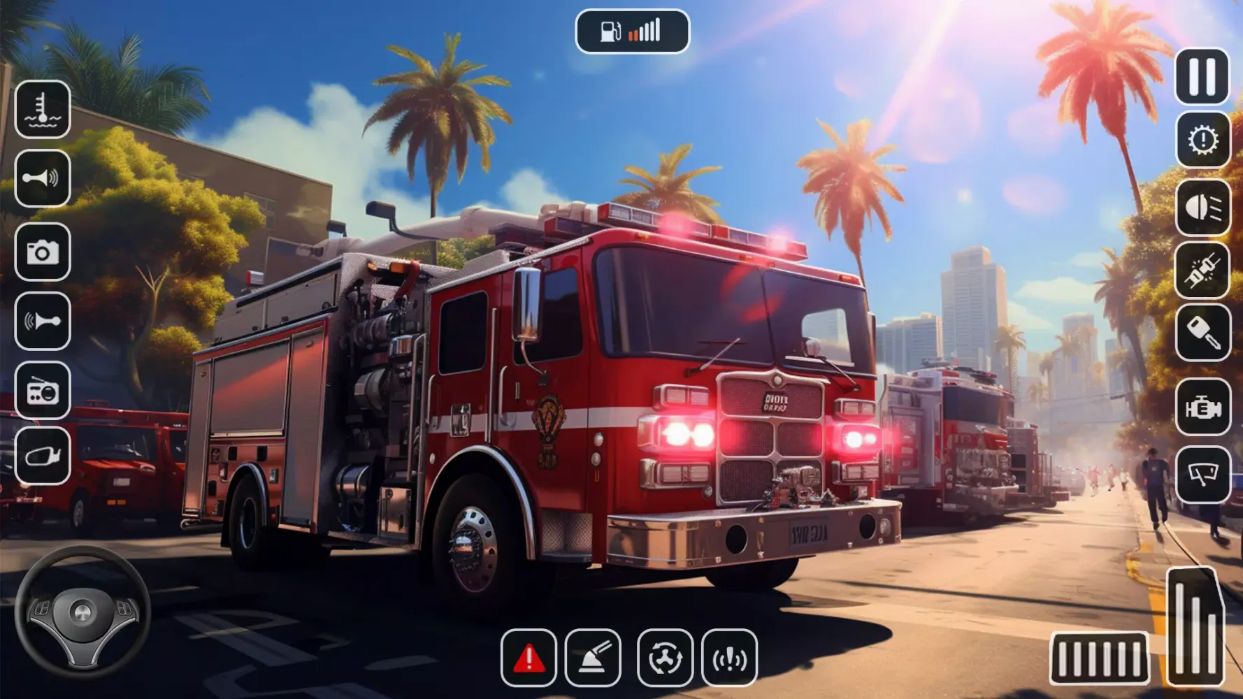 Tangkapan skrin Us Emergency Firefighter Games