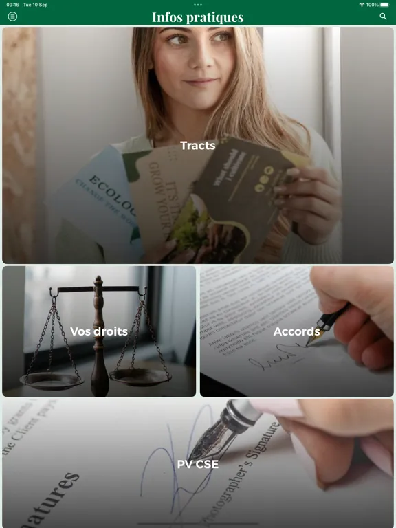 CGT Perrier iPad  스크린샷