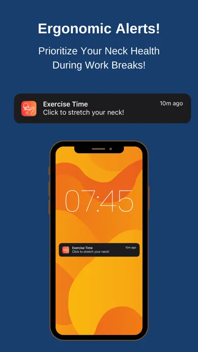 Capturas de tela do Daily Neck Exercise