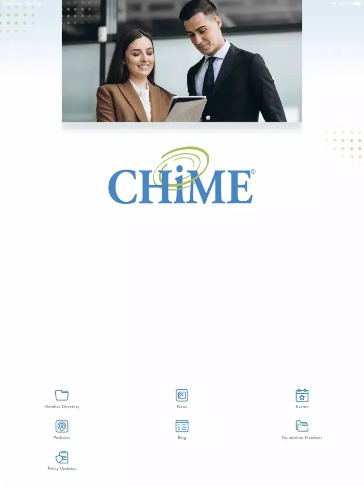 CHIME Members app iPad 应用截图