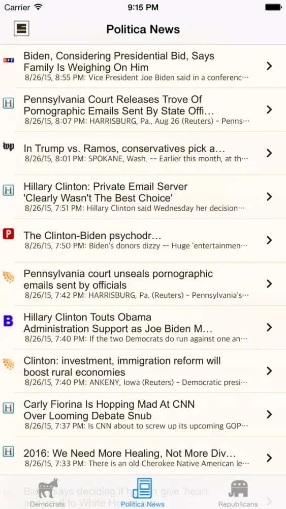 Politica Screenshots