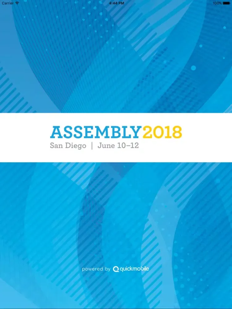 2018 Catholic Health Assembly iPad  स्क्रीनशॉट