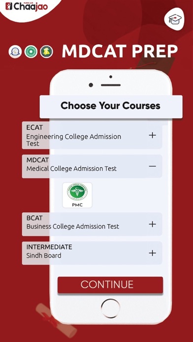 ChaaJao:SAT, ECAT, MDCAT, BCAT應用截圖