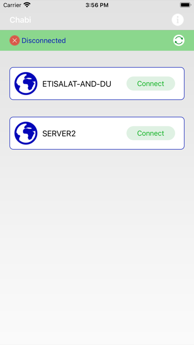 CHABI VPN Screenshots