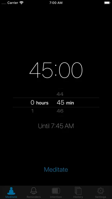 Capturas de tela do Lotus Bud Meditation Timer