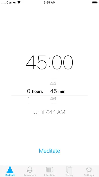 Capturas de tela do Lotus Bud Meditation Timer