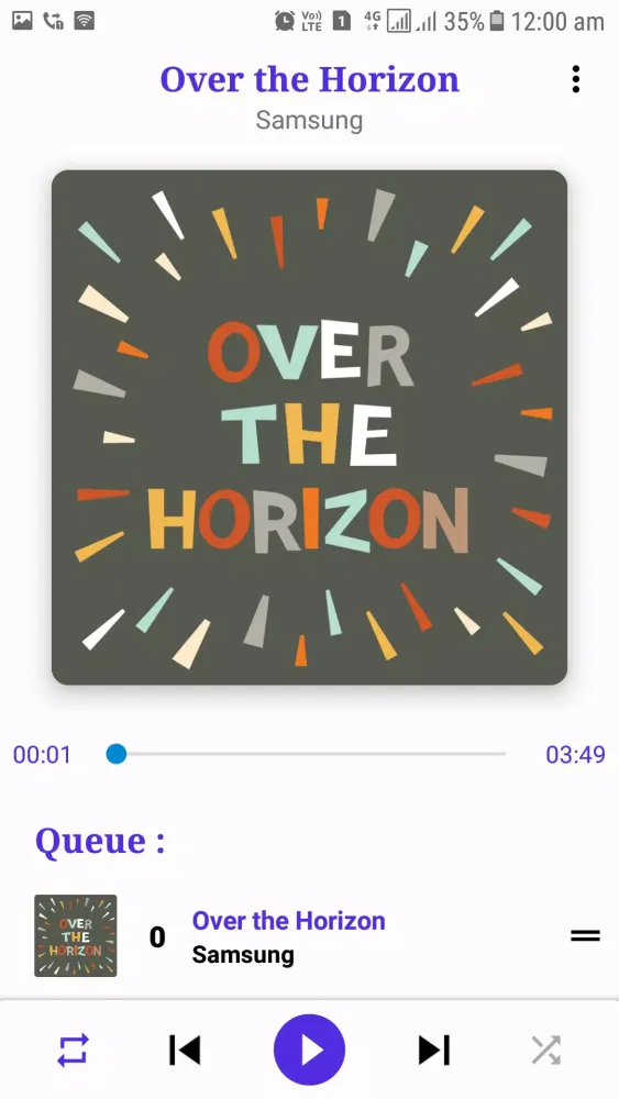 Simple Music Player Screenshots