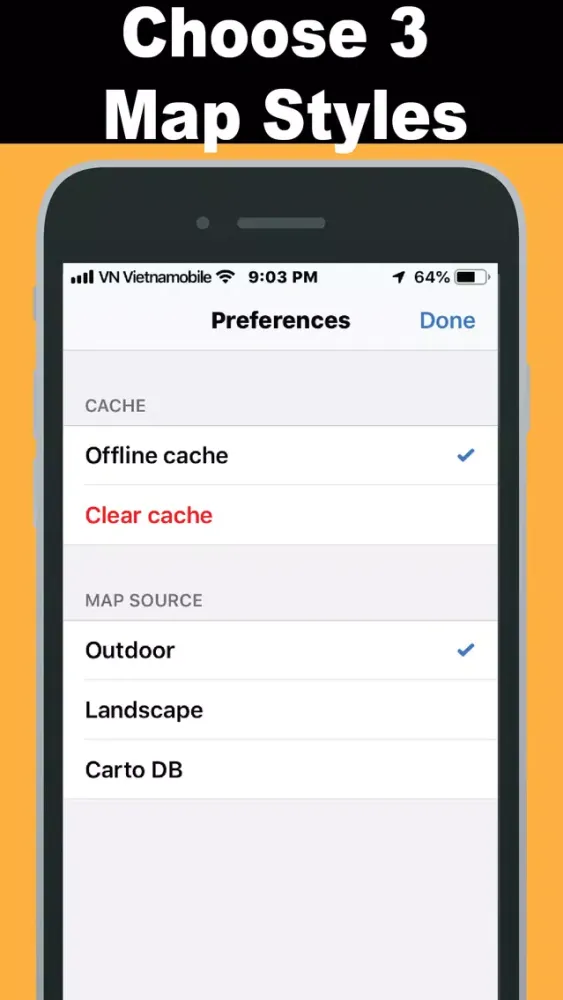 Zrzuty ekranu Cycling GPX Tracker