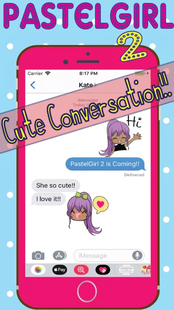 Pastel Girl #2 Stickers Screenshots