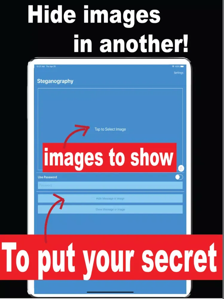 تصاویر Steganography iPad 