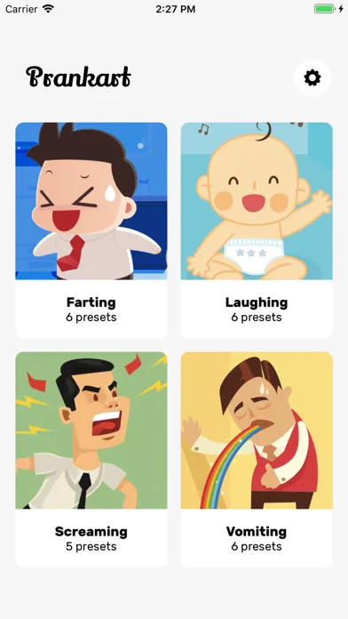 Funny Fart Sounds. Prank Apps Screenshots