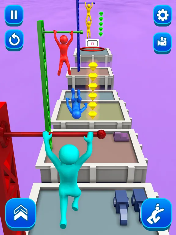Capturas de tela do Flipped Chain Dunk iPad 