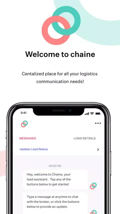 Tangkapan skrin Chaine App