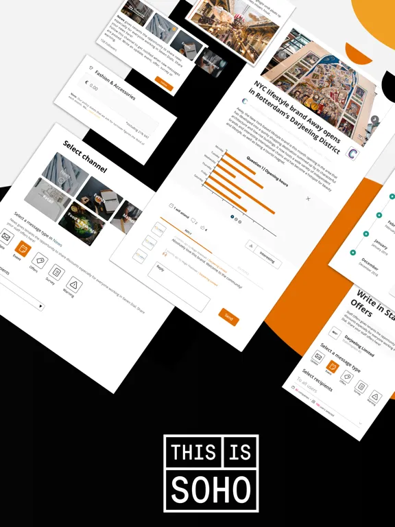 This is Soho Community iPad Screenshots