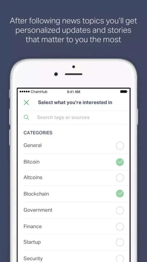 ChainHub — Blockchain and Bitcoin News Aggregator应用截图