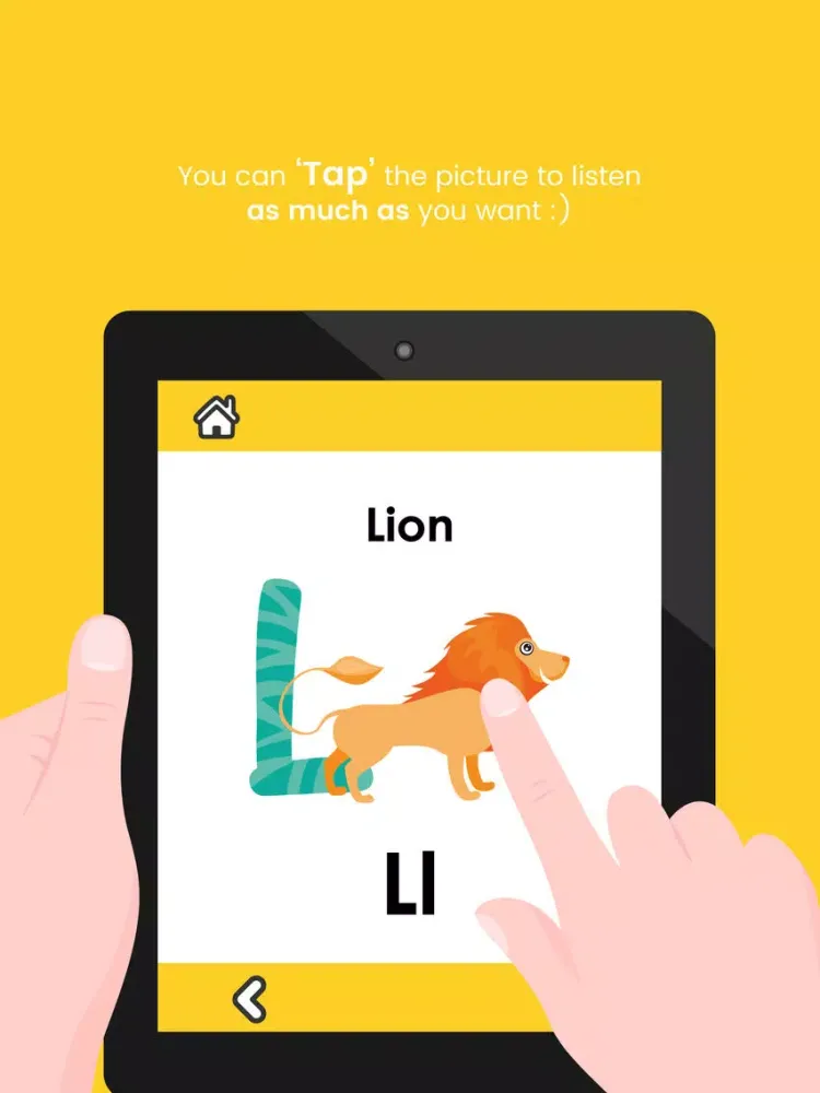 Captures d'écran de A to Z English Alphabets for Animals Flashcards iPad 