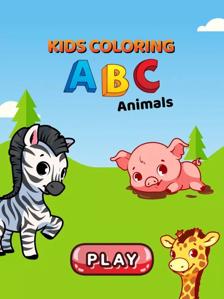 Captures d'écran de Learn ABC Animals Alphabet and Coloring Page Kids iPad 