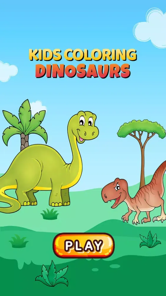 Capturas de tela do Dinosaurs Coloring Page For Preschool and Toddlers
