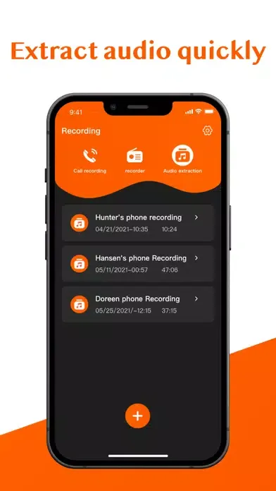 Captures d'écran de Voice Rec HD:Call Recorder Pro
