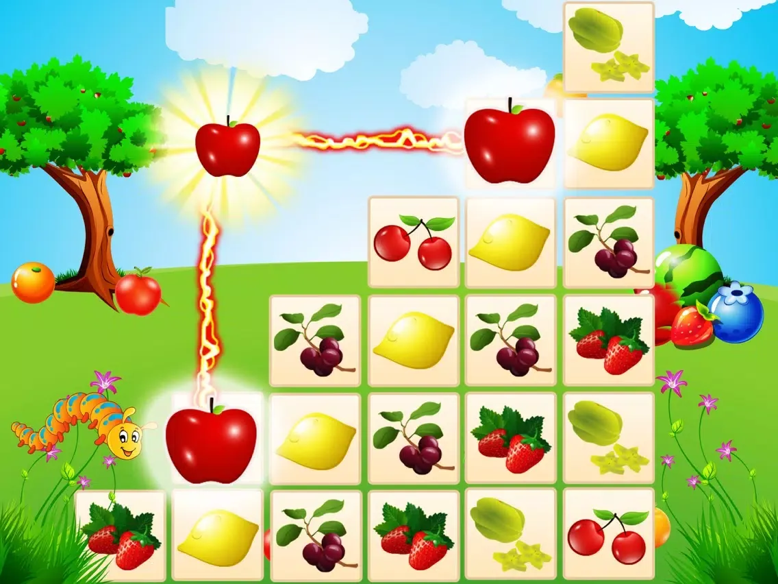 Fruit Link - Onet Connect iPad 應用截圖