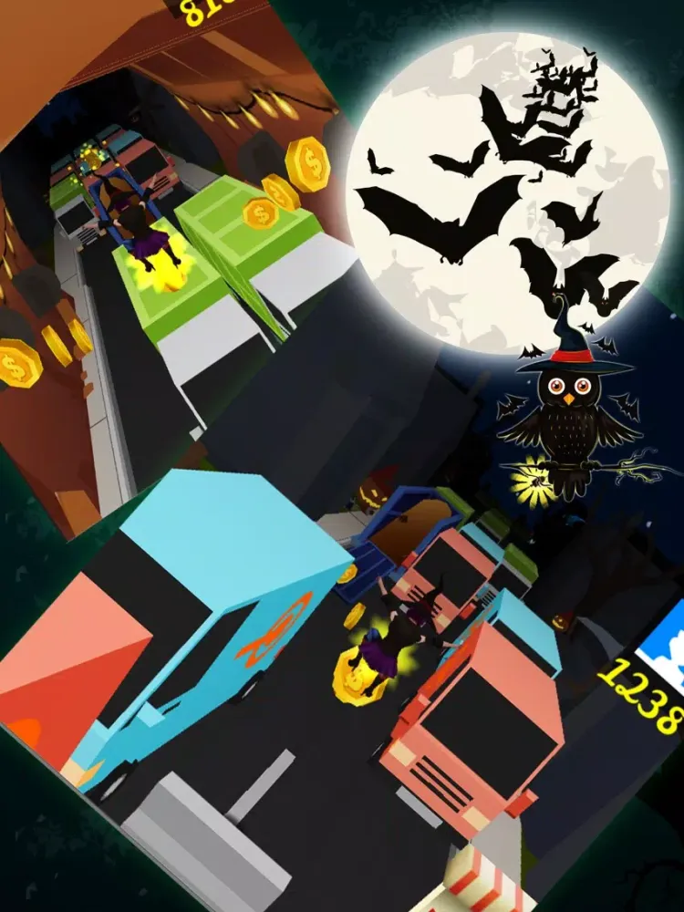 Halloween Road Surfers iPad 应用截图