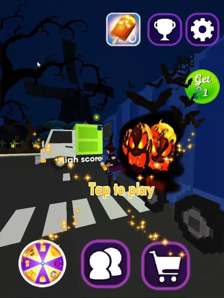 Halloween Road Surfers iPad 应用截图