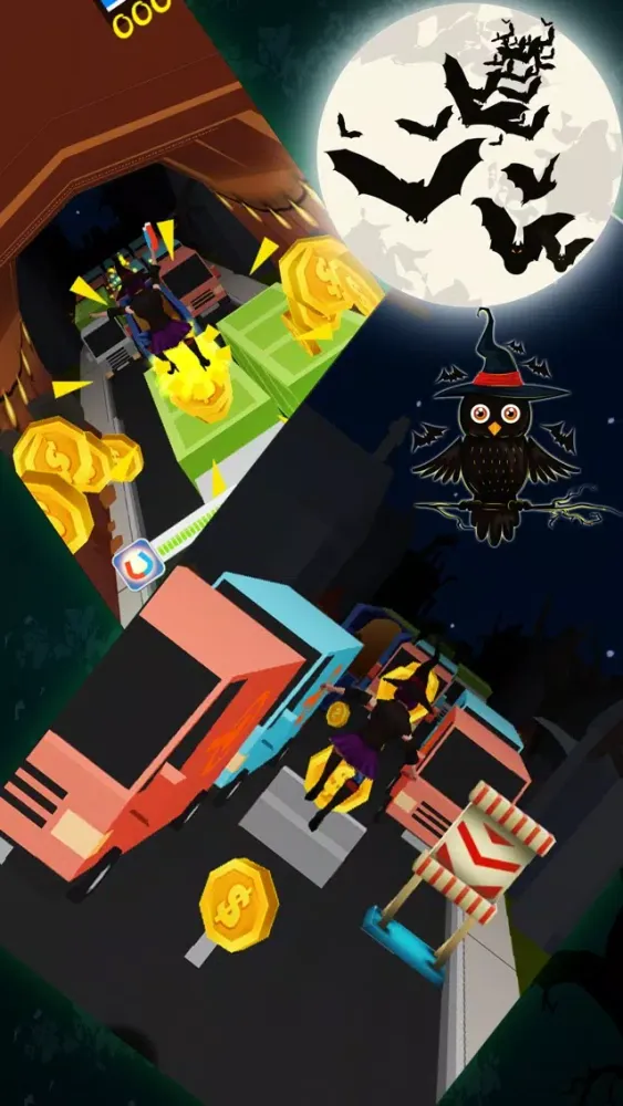 Halloween Road Surfers应用截图