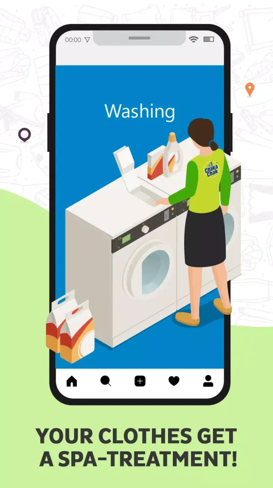 Tangkapan layar ChakaChak - Ironing & Laundry