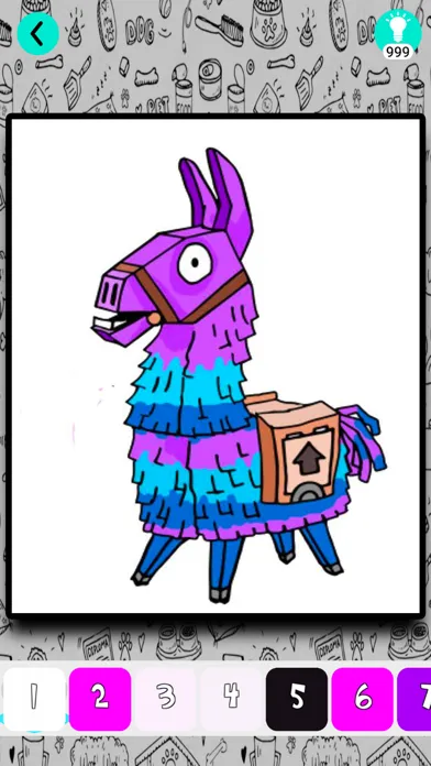 Rainbow Coloring For Fortnite应用截图