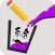 Grima Purple shake Happy Glass